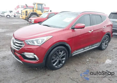 2017 Hyundai Santa Fe Sport 2.0T Ultimate from USA, damaged, VIN 5XYZW4LAXHG408495